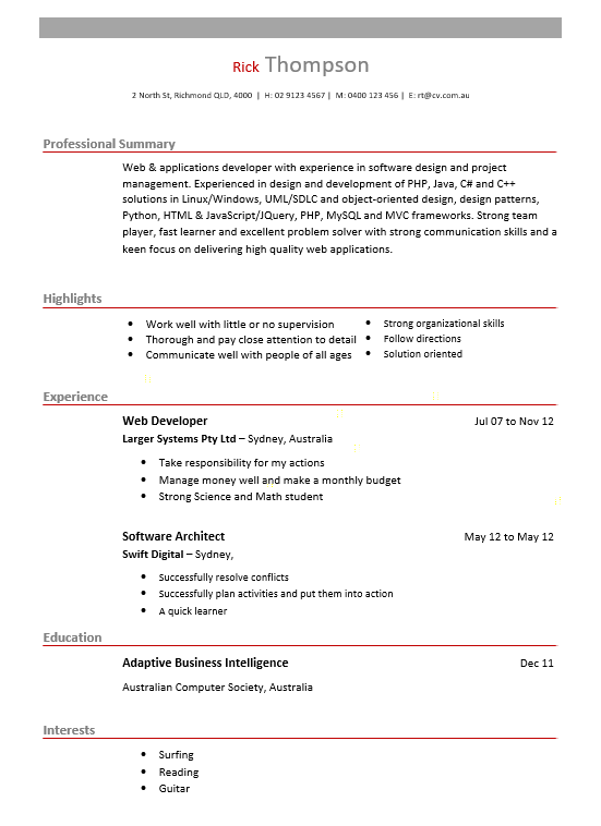 Printing Specialist - Red Contemporary